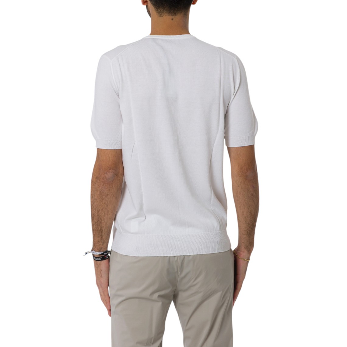 Maglia a maniche corte Gran Sasso in cotone organico