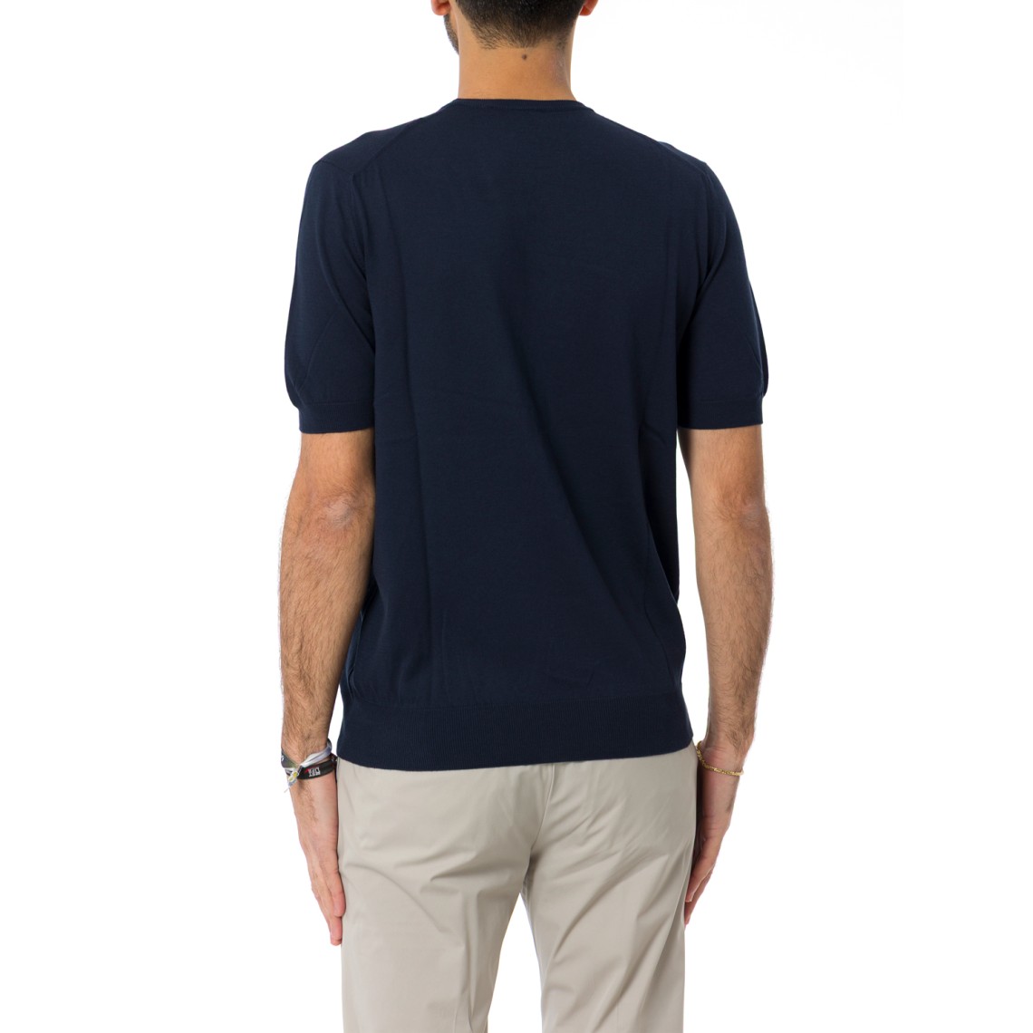 Maglia a maniche corte Gran Sasso in cotone organico