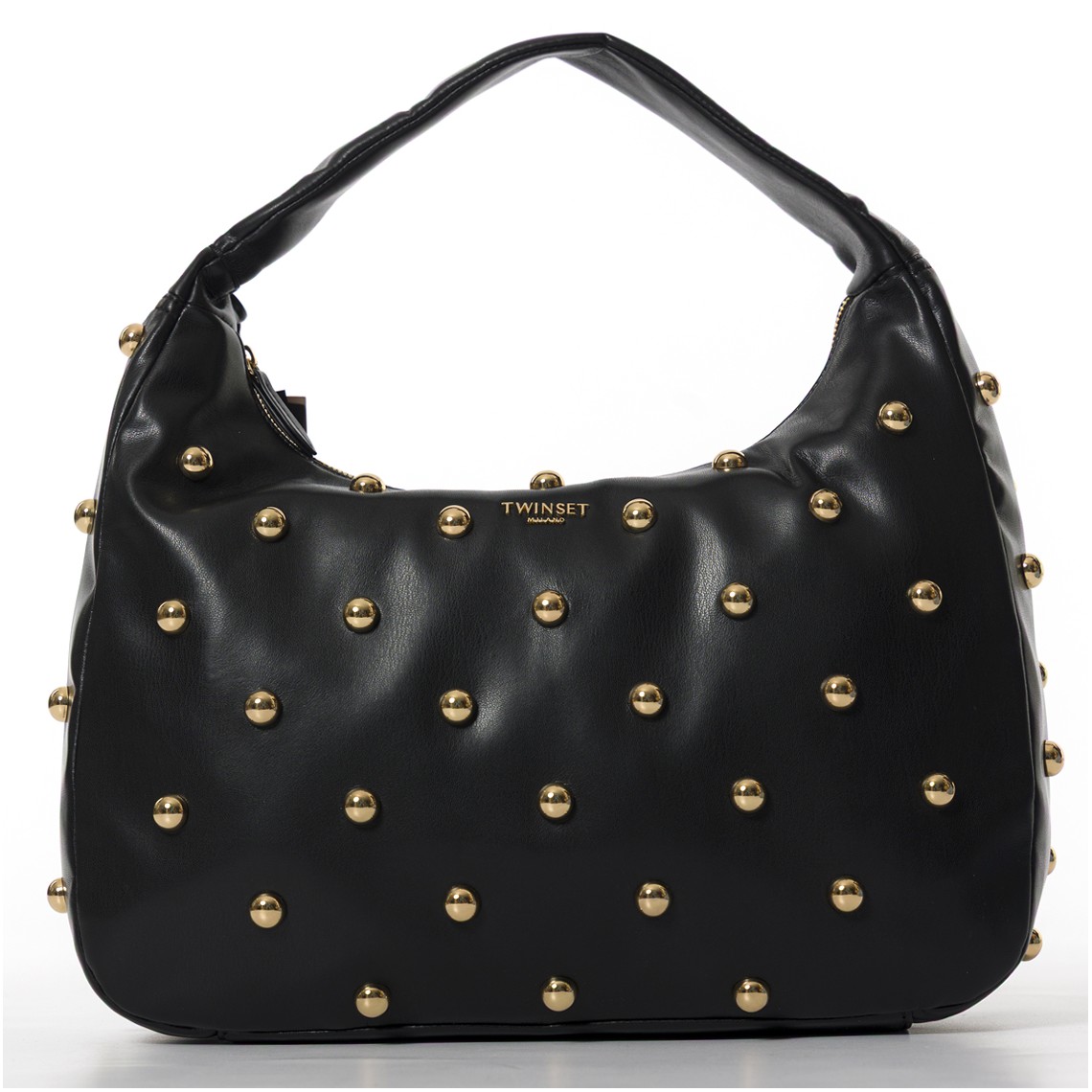 Borsa hobo grande con borchie Twinset