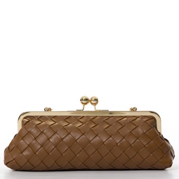 Borsa clutch intrecciata a mano Twinset