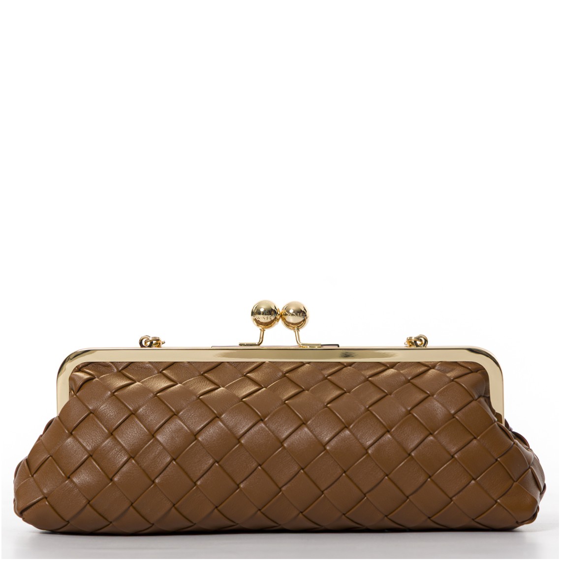 Borsa clutch intrecciata a mano Twinset