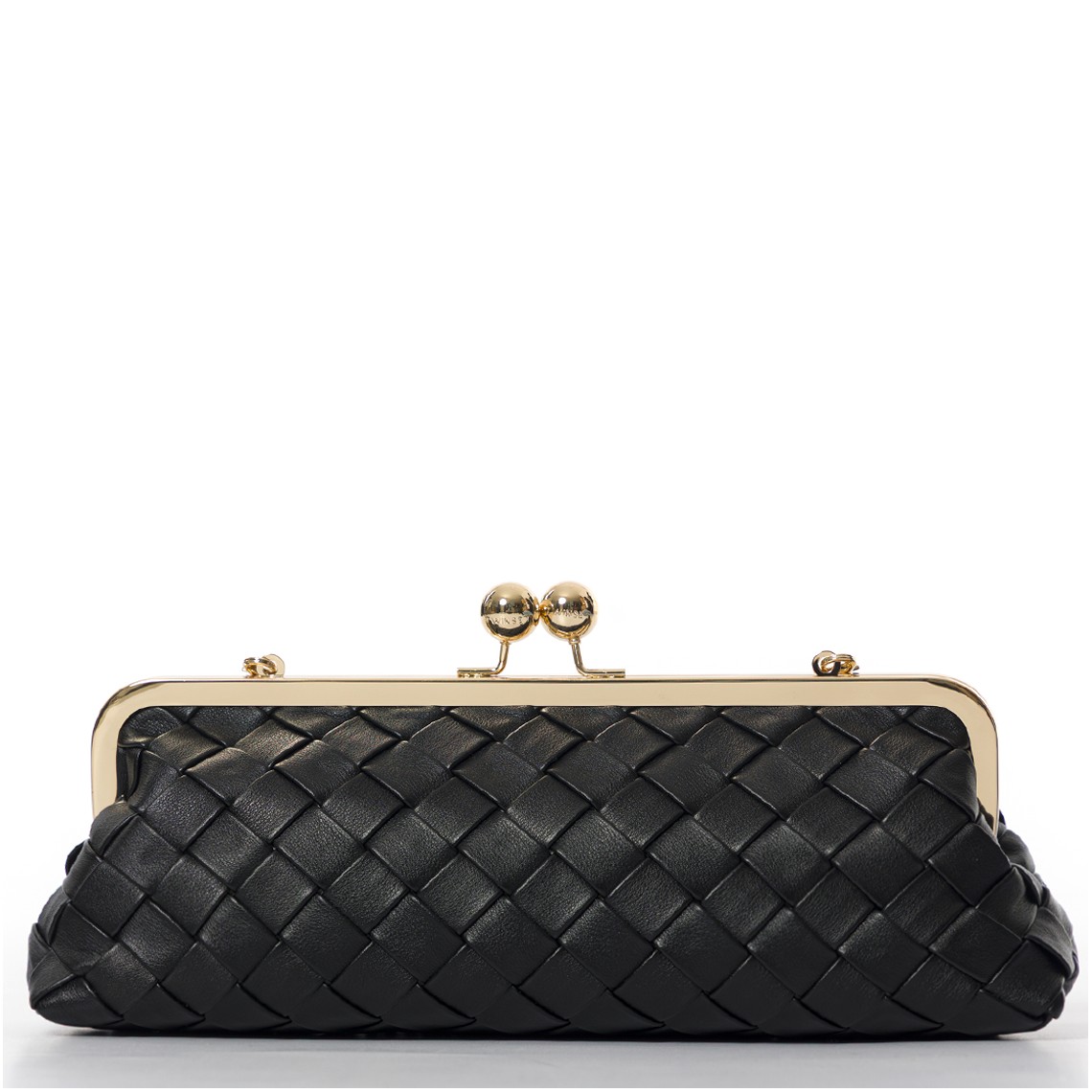 Borsa clutch intrecciata a mano Twinset