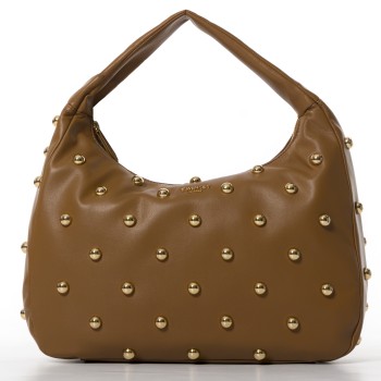Borsa hobo grande con borchie Twinset
