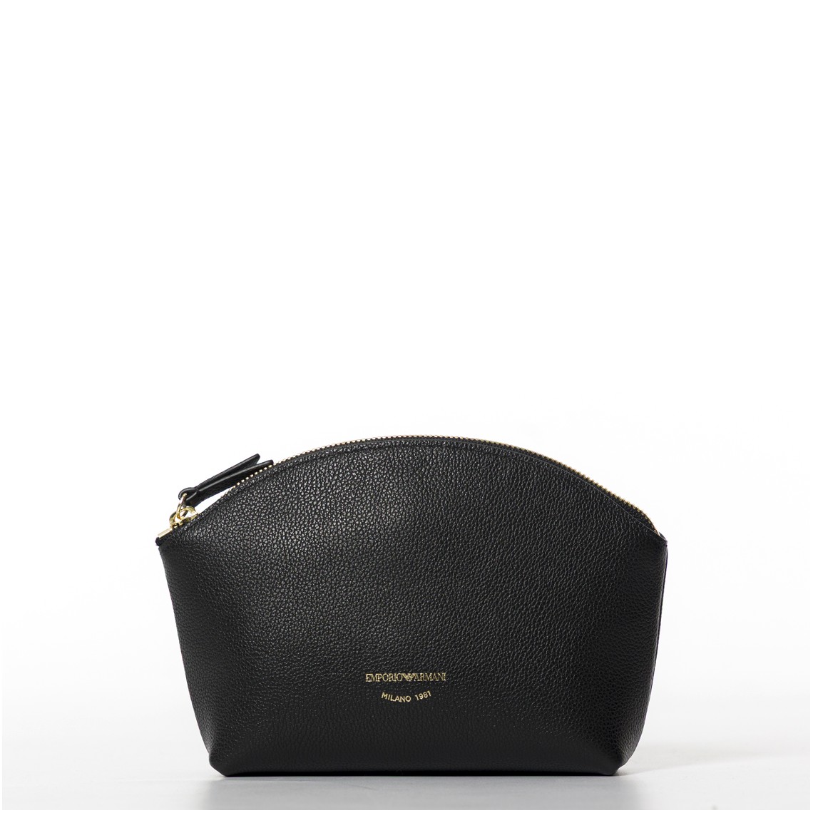 Beauty case in pelle stampa cervo Emporio Armani