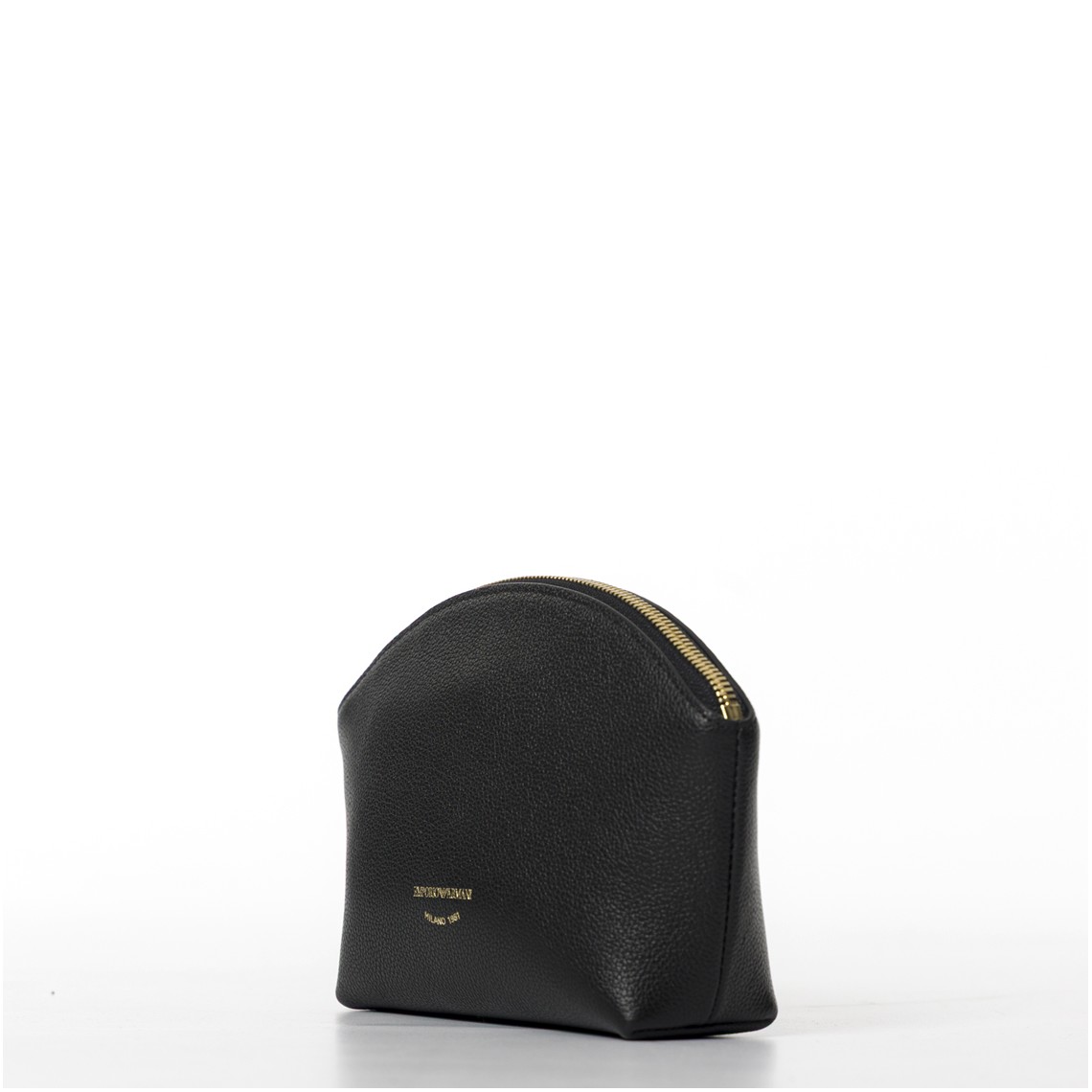 Beauty case in pelle stampa cervo Emporio Armani