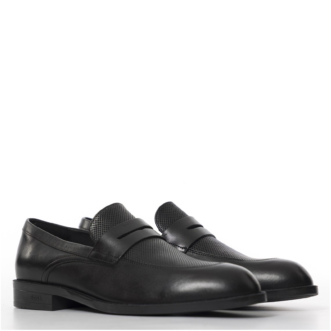 Mocassino Boss in pelle