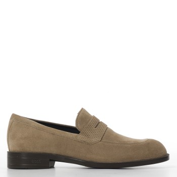 Mocassini Tayil Boss in pelle scamosciata