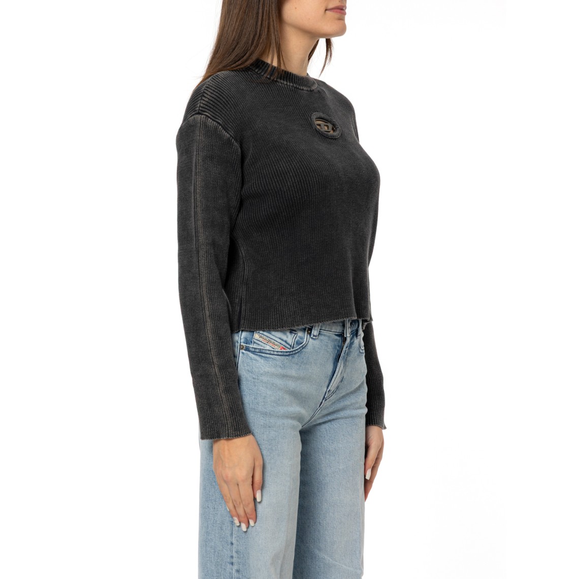 Maglia M-Anchorex con oval D metallizzato Diesel