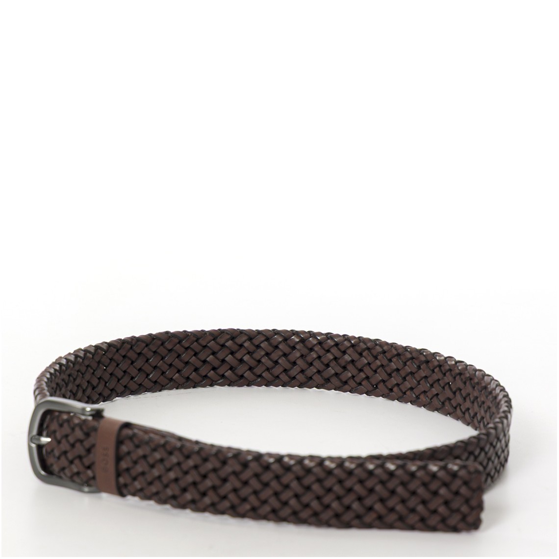 Cintura Boss in pelle intrecciata