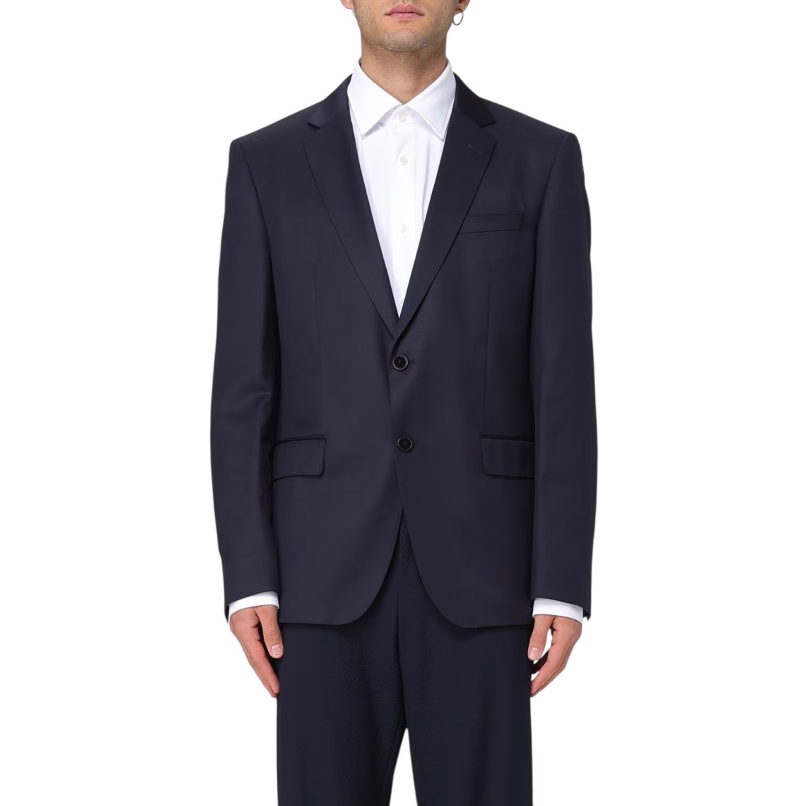 Blazer a monopetto in lana vergine Boss