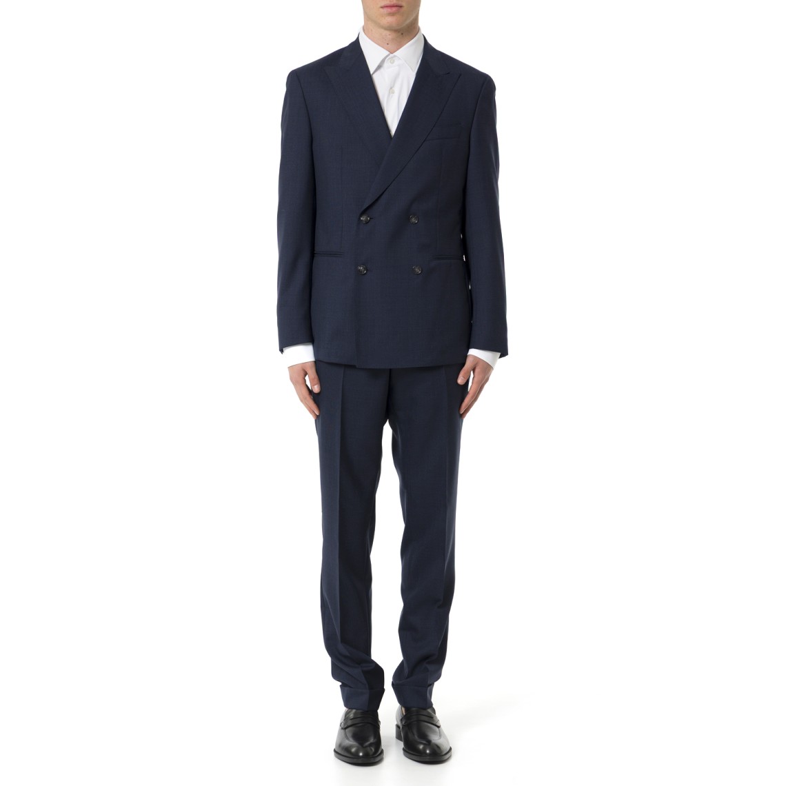 Abito in lana vergine mélange Boss