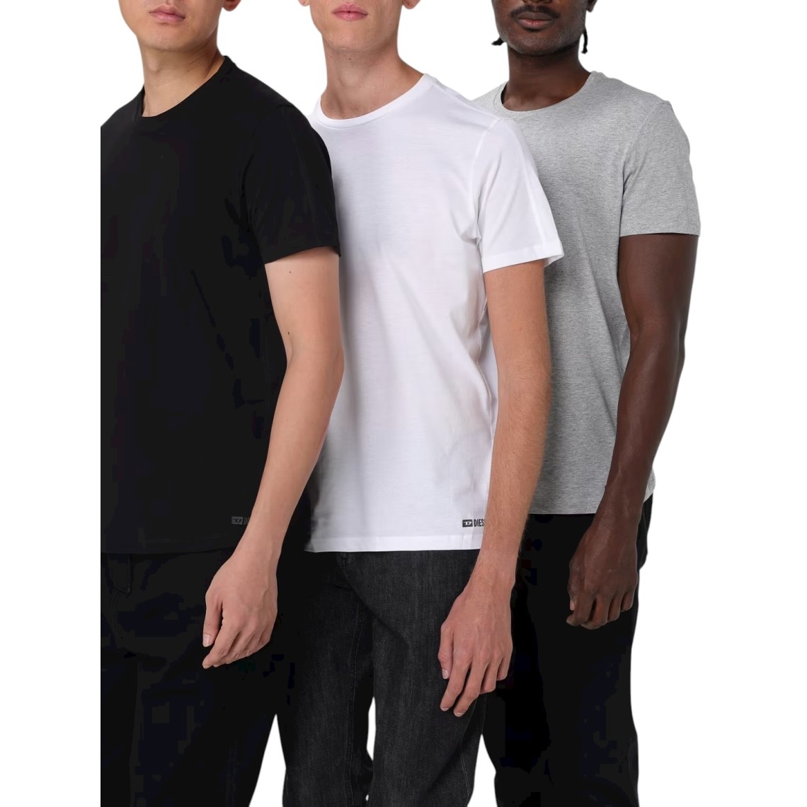 Set 3 t-shirt basic Diesel in cotone