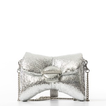 Coquette Mini bag laminata a tracolla Borbonese