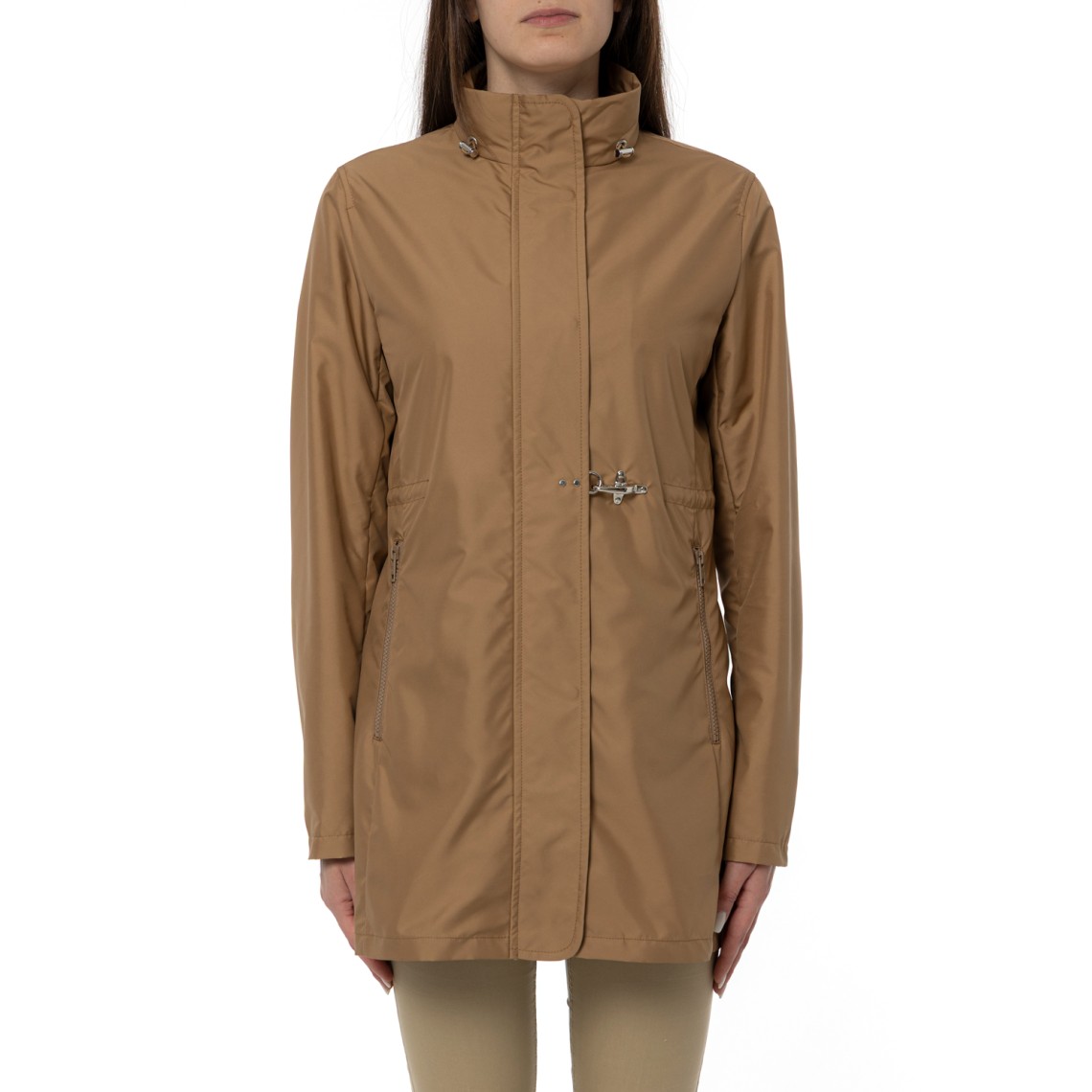 Virginia Coat in Popeline Tecnico Fay