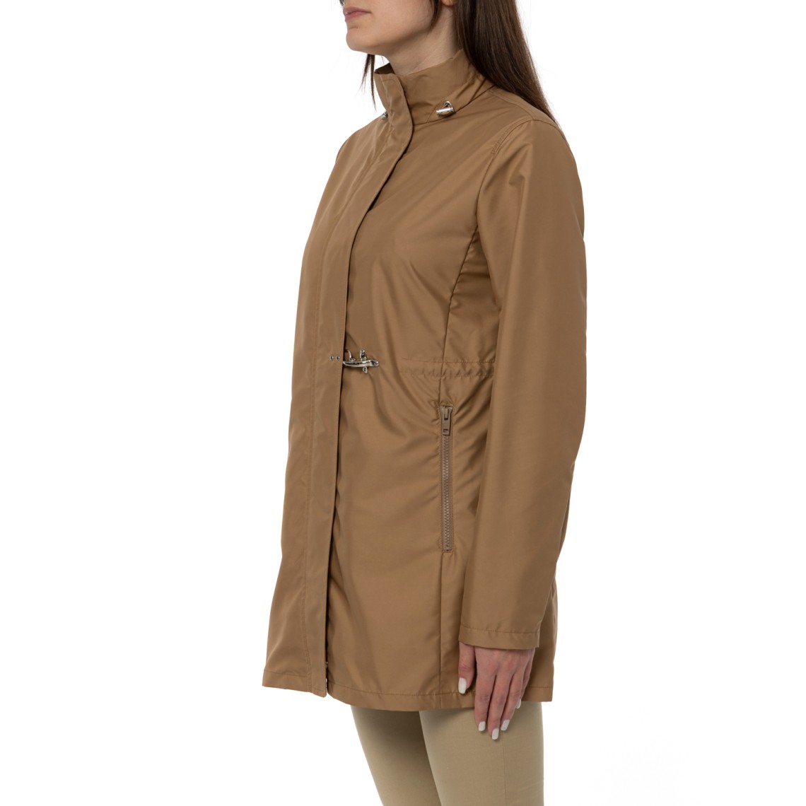 Virginia Coat in Popeline Tecnico Fay