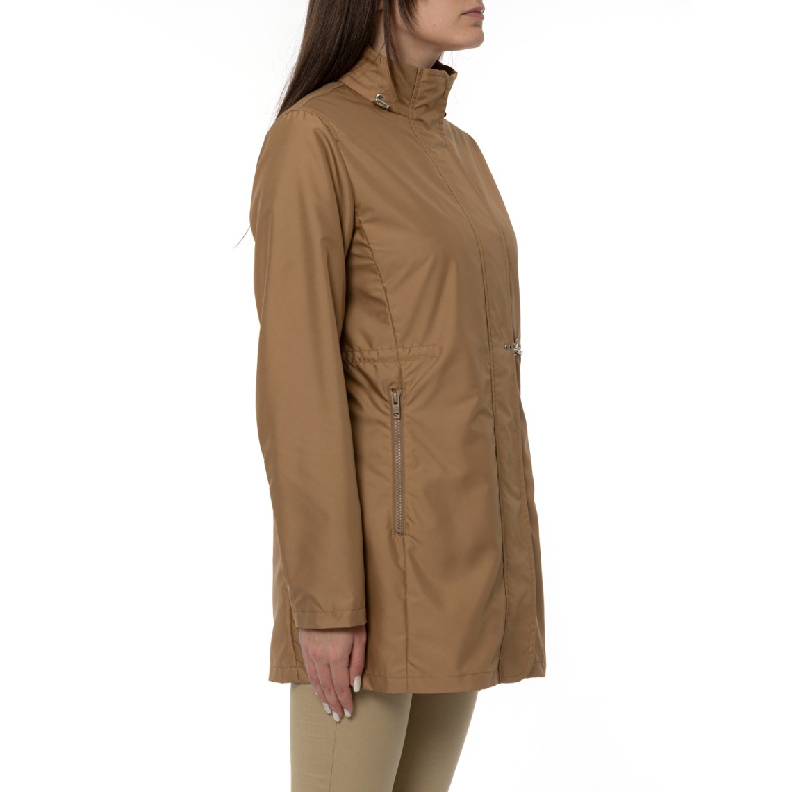 Virginia Coat in Popeline Tecnico Fay