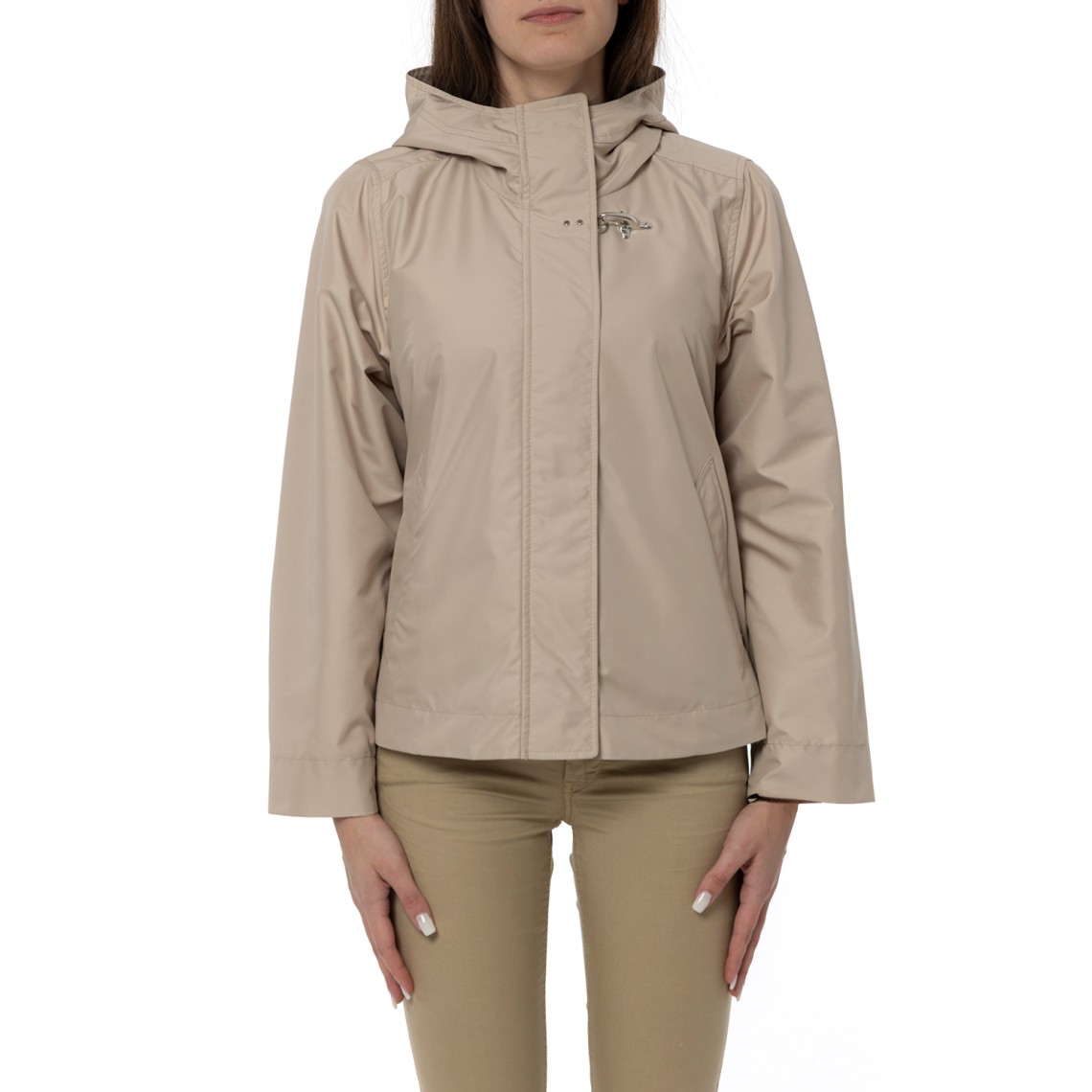 Parka Corto in Popeline Tecnico Fay