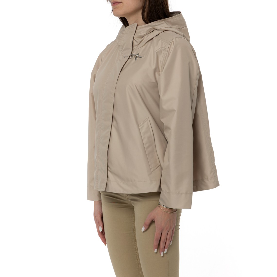 Parka Corto in Popeline Tecnico Fay