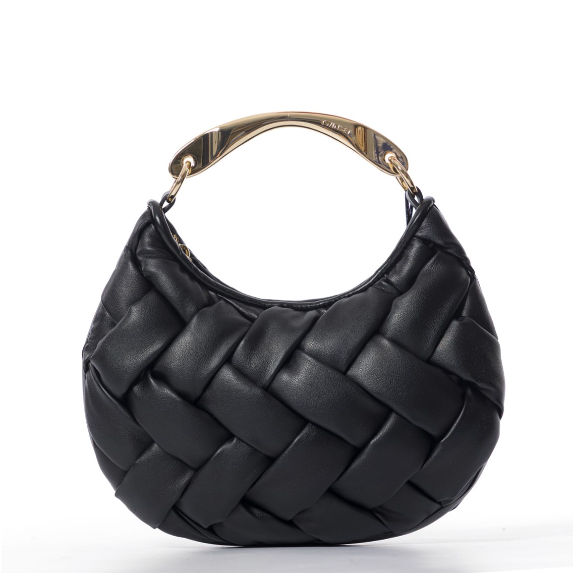 Borsa ‘ Croissant’ intrecciata a mano Twinset