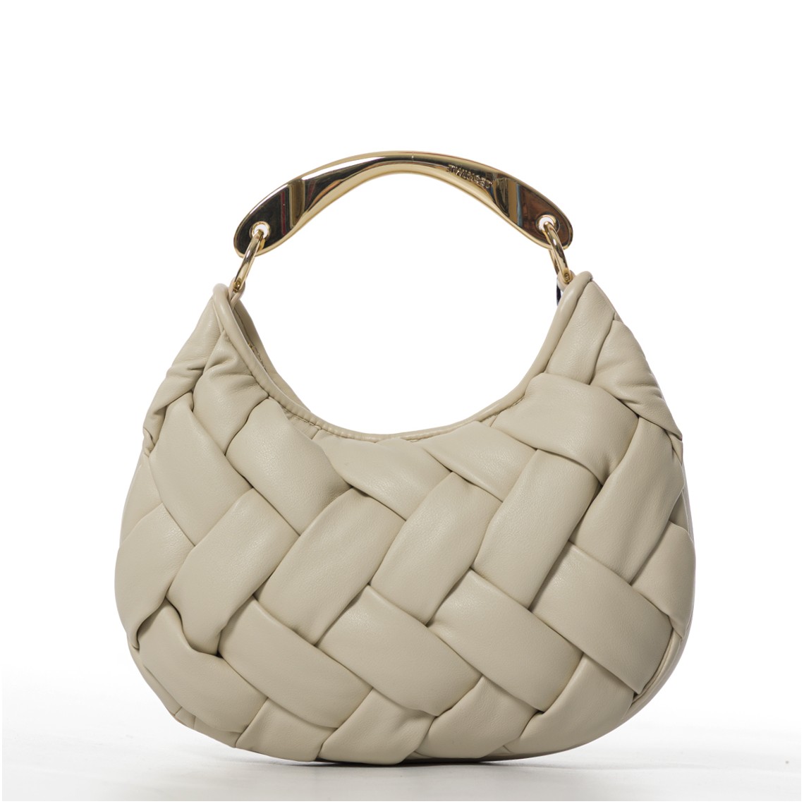 Borsa ‘ Croissant’ intrecciata a mano Twinset