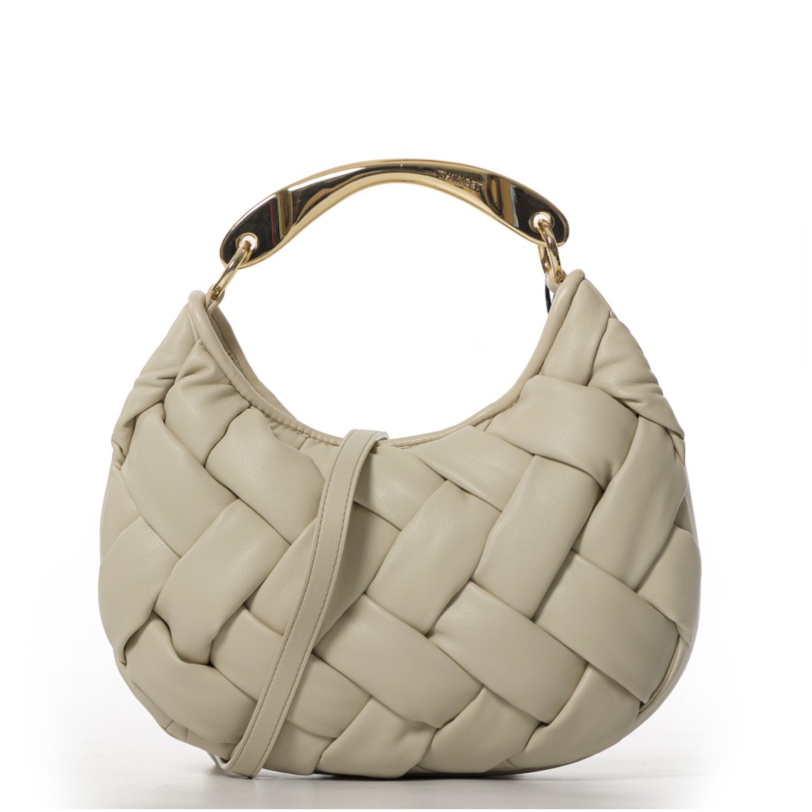 Borsa ‘ Croissant’ intrecciata a mano Twinset