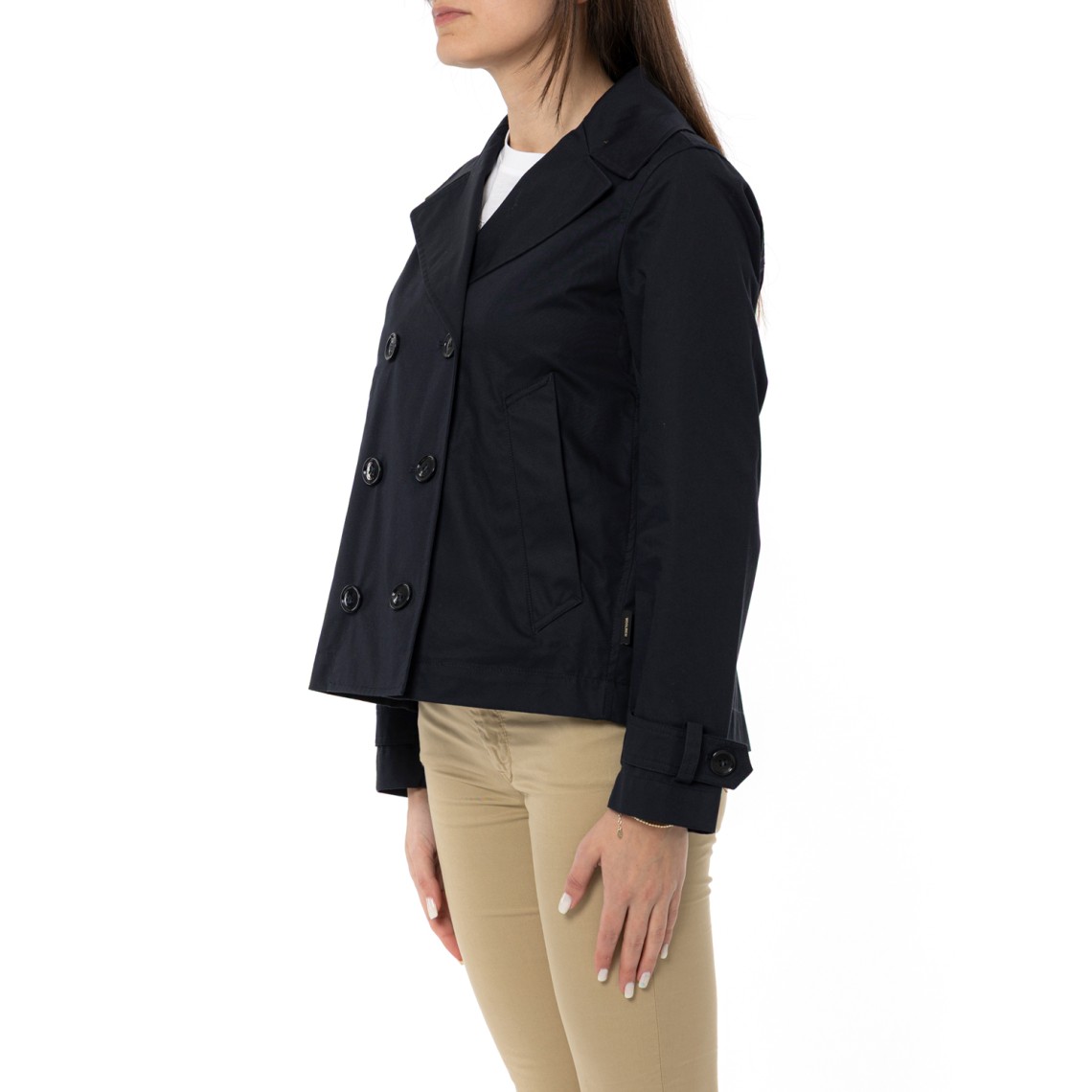 Peacoat in puro cotone Woolrich