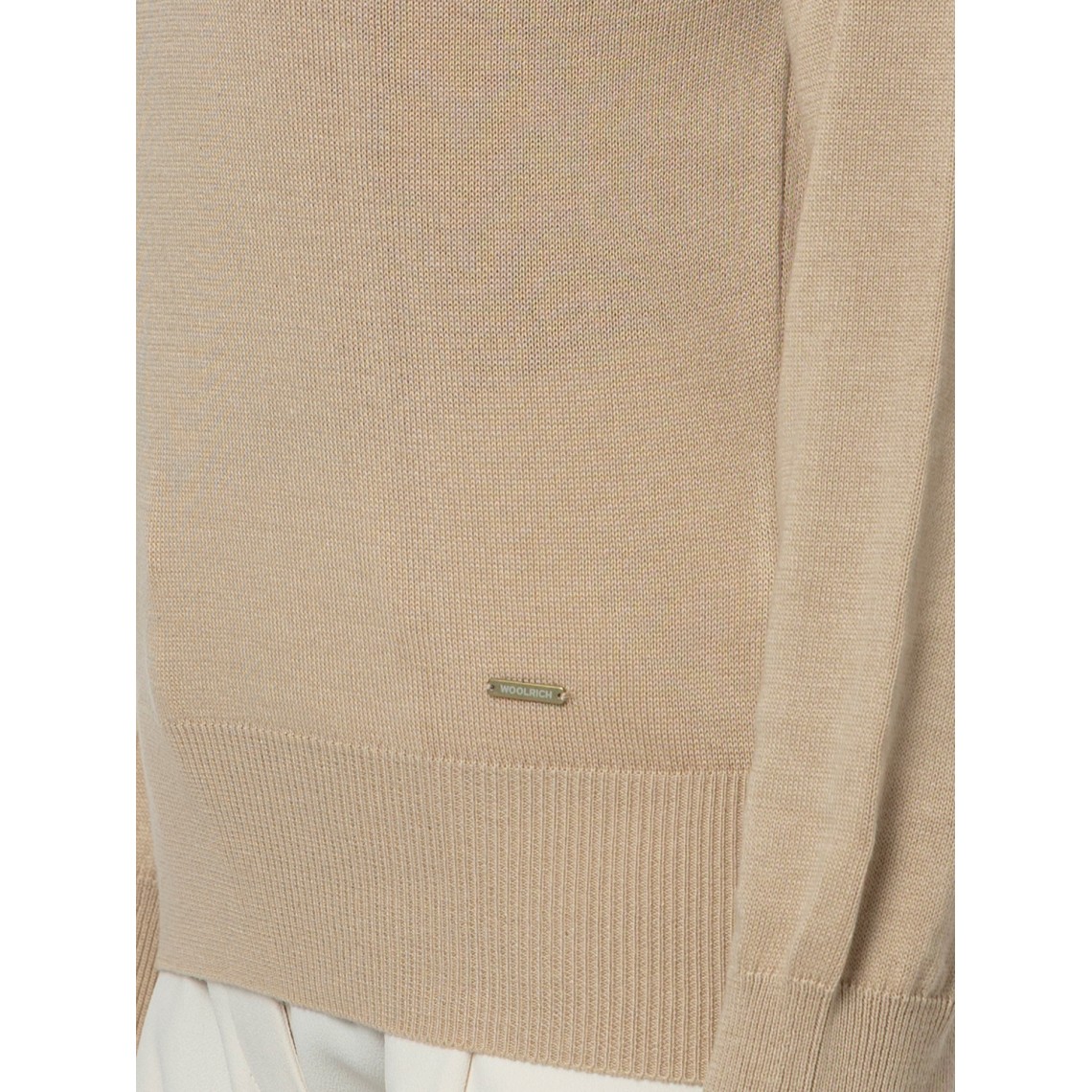 Maglia girocollo in misto cotone Woolrich