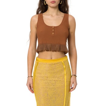 Top in maglia à jour Elisabetta Franchi