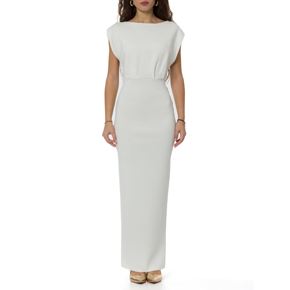 Abito Red Carpet in maglia punto stoffa Elisabetta Franchi