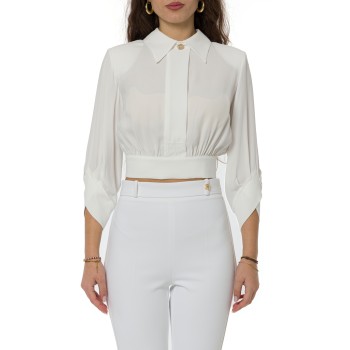 Camicia in georgette con fusciacca Elisabetta Franchi