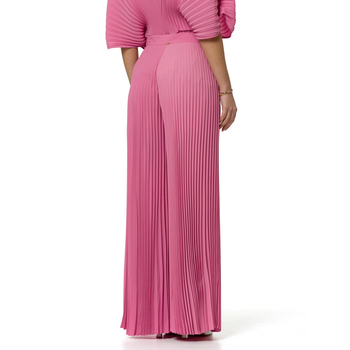 Pantaloni plissettato Twinset in crêpe