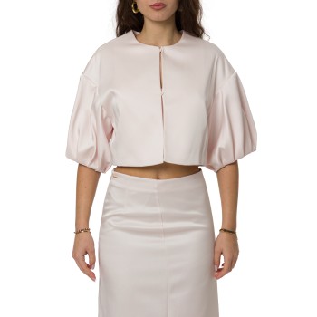 Giacca cropped in duchesse Twinset