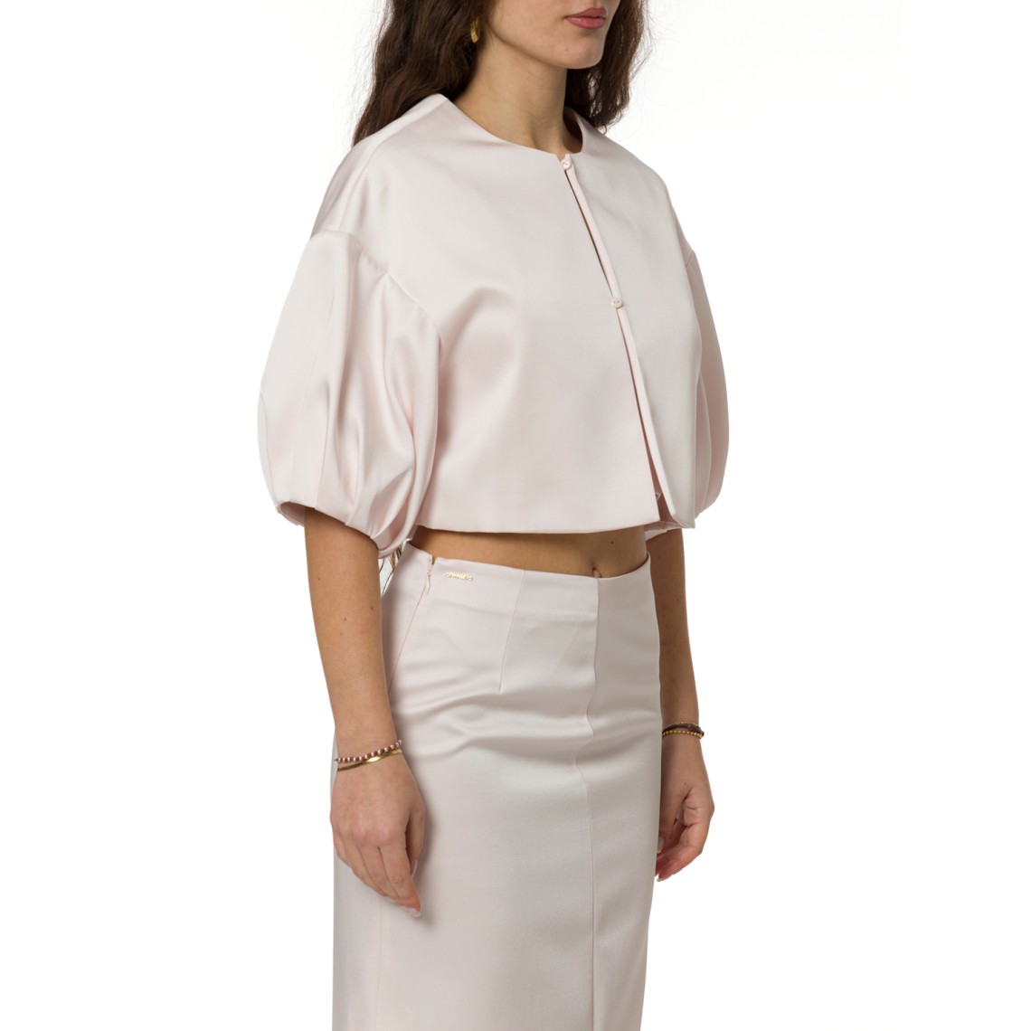 Giacca cropped in duchesse Twinset