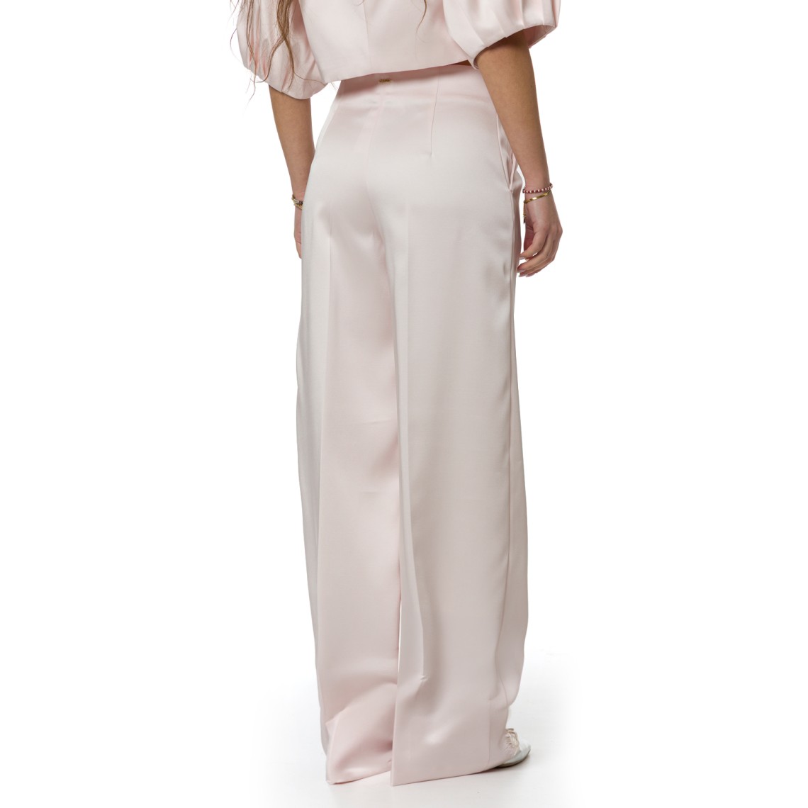 Pantaloni a palazzo in duchesse Twinset