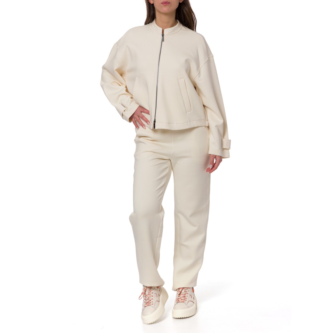 Blouson in double in jersey stretch Emporio Armani