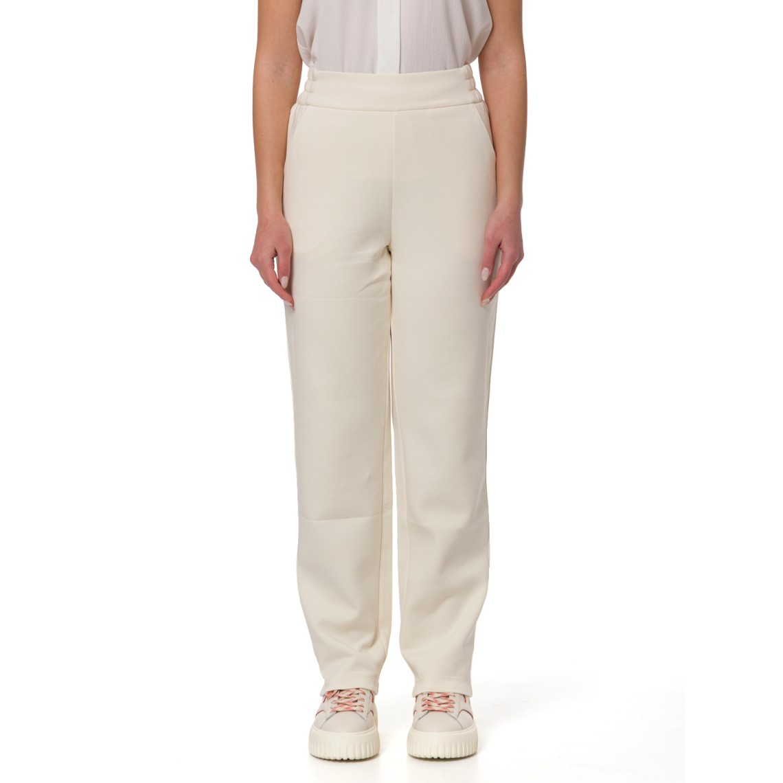 Pantaloni in double in jersey Emporio Armani