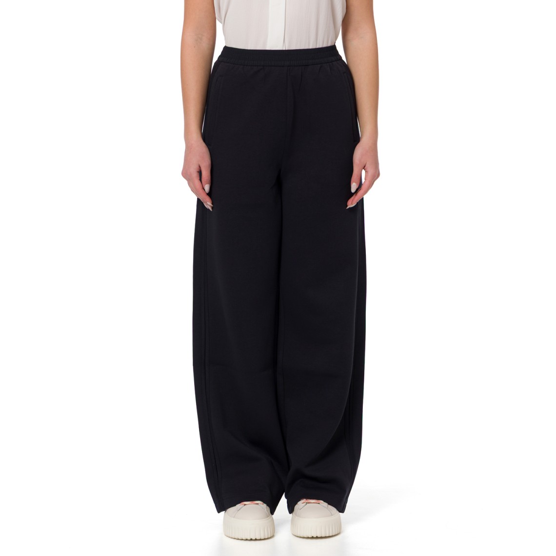 Pantaloni in double jersey travel essentials Emporio Armani