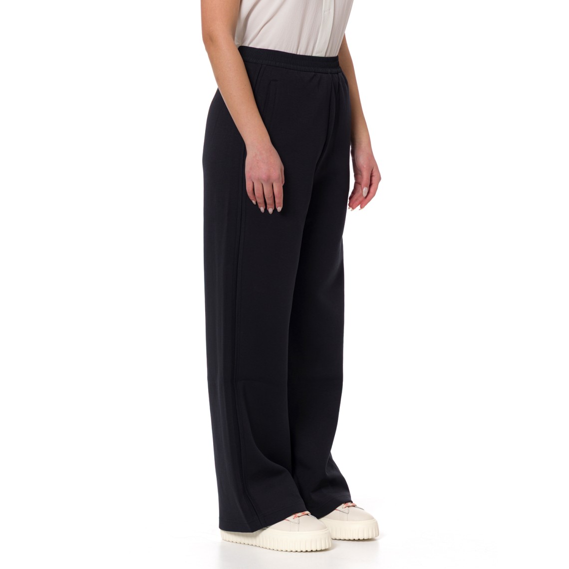 Pantaloni in double jersey travel essentials Emporio Armani