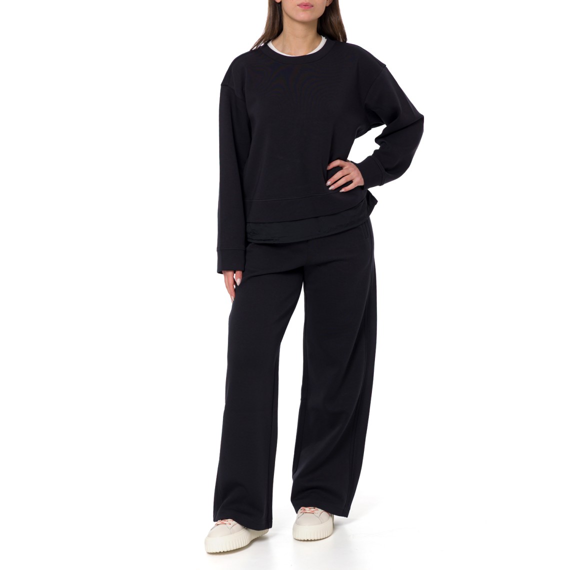 Felpa in double jersey travel essentials Emporio Armani