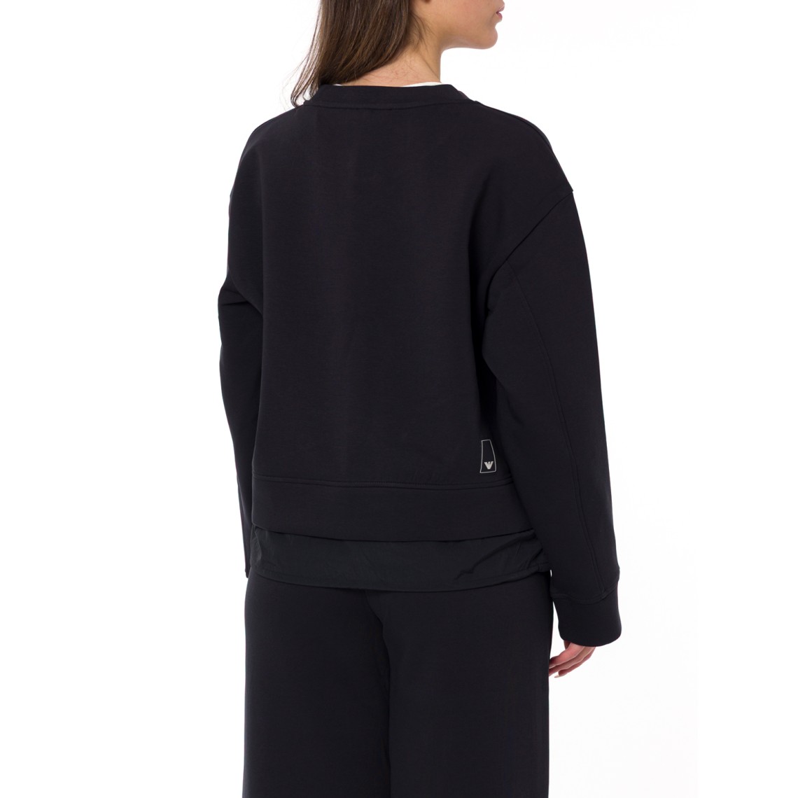 Felpa in double jersey travel essentials Emporio Armani