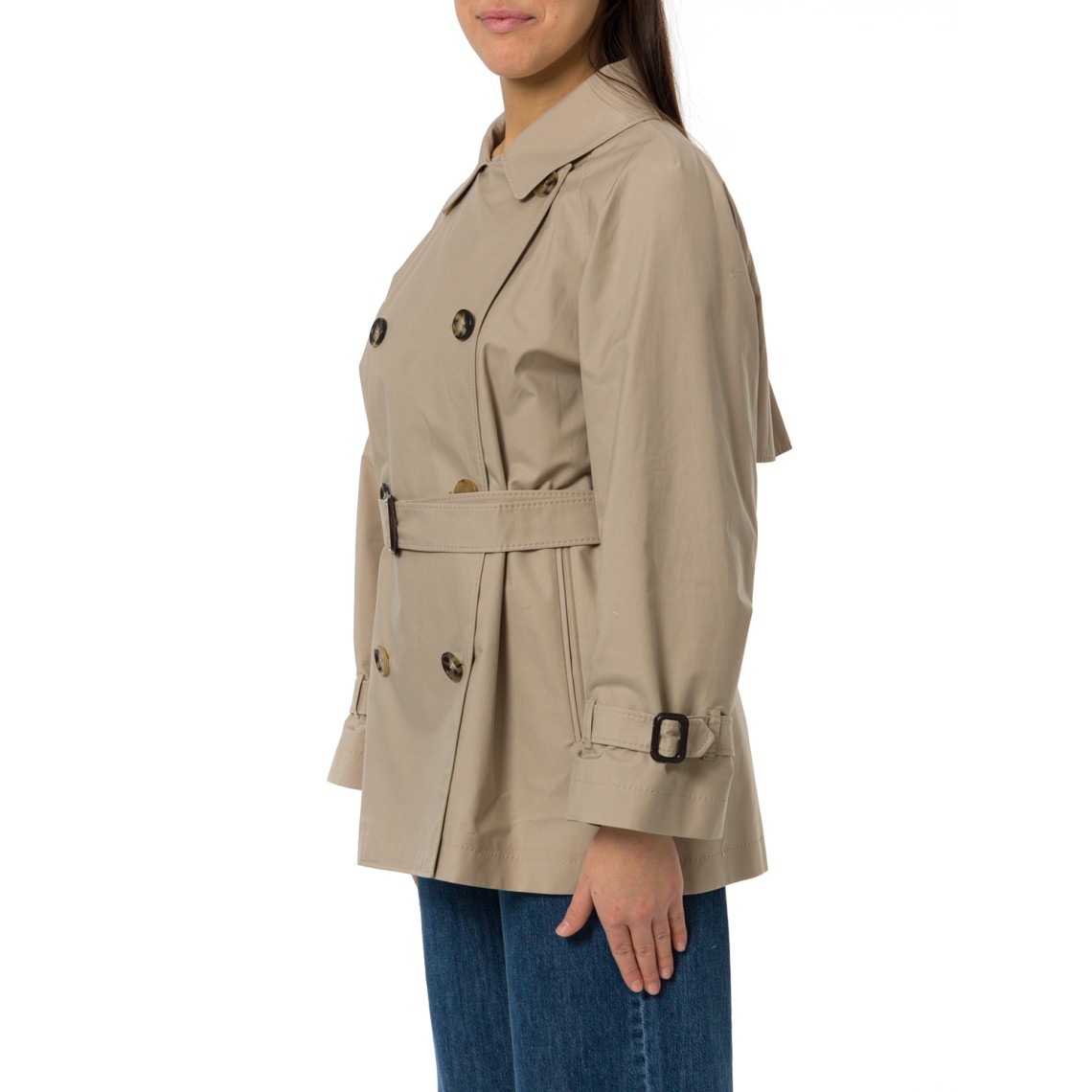 Trench crop in twill Mtccalle Max Mara The Cube
