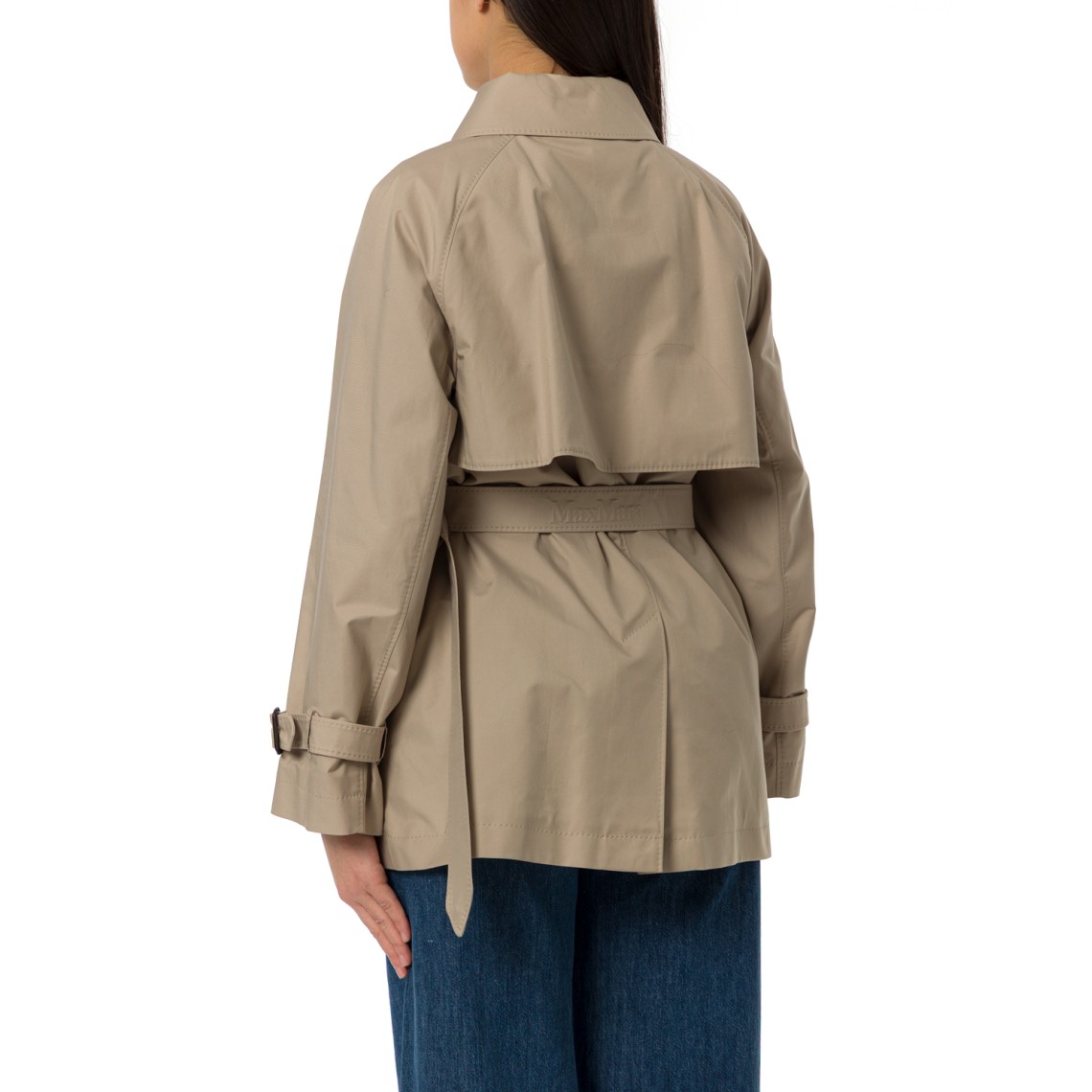 Trench crop in twill Mtccalle Max Mara The Cube