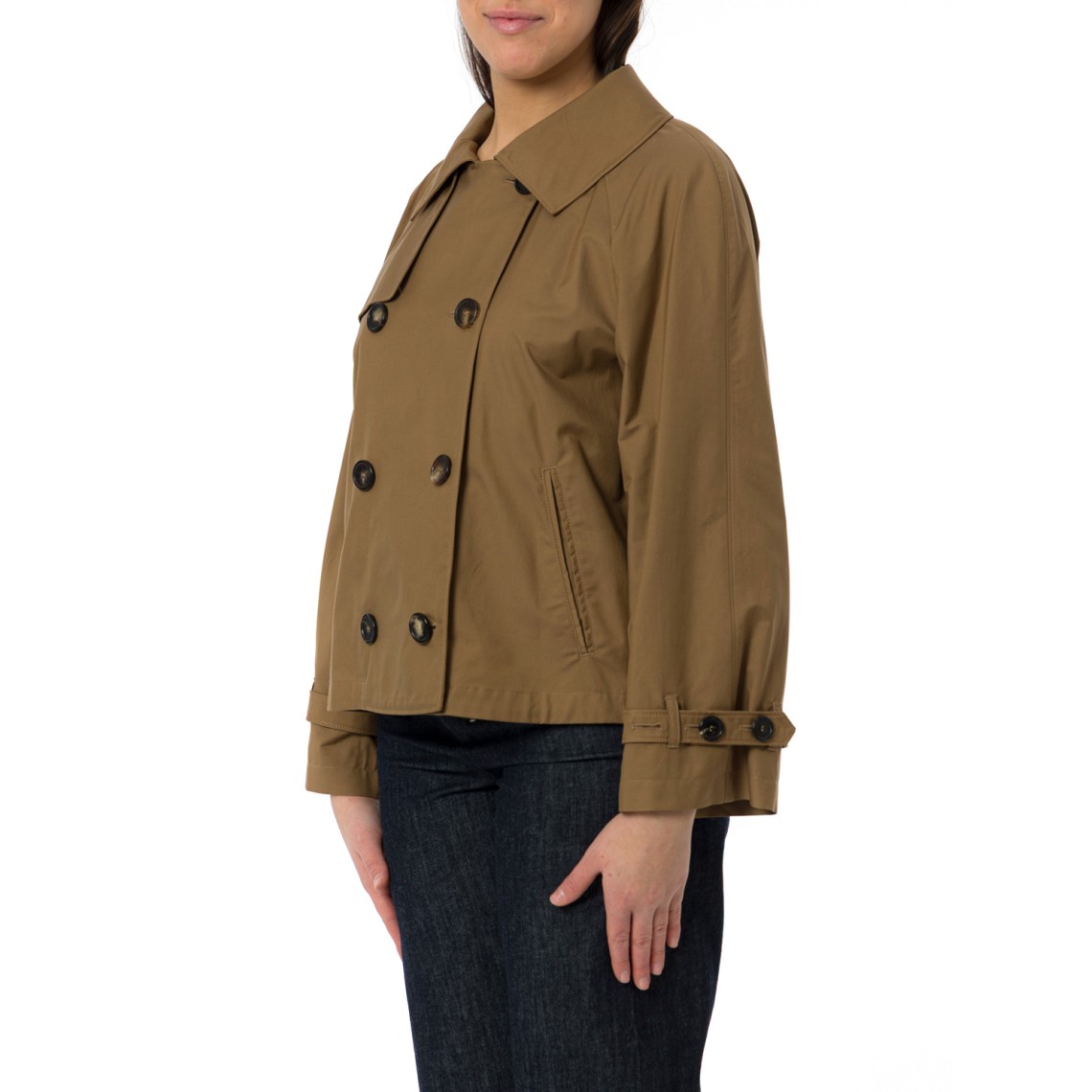 Trench corto in twill Mtctesoro Max Mara The Cube