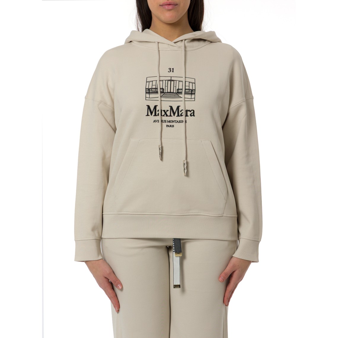 Felpa in jersey di cotone tecnico Smmandrea 'S Max Mara