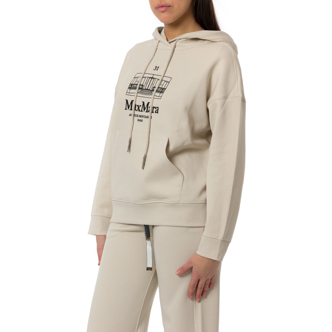 Felpa in jersey di cotone tecnico Smmandrea 'S Max Mara