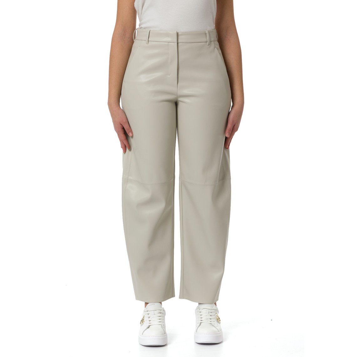 Pantalone barrel leg in tessuto spalmato Smmsospiro 'S Max Mara