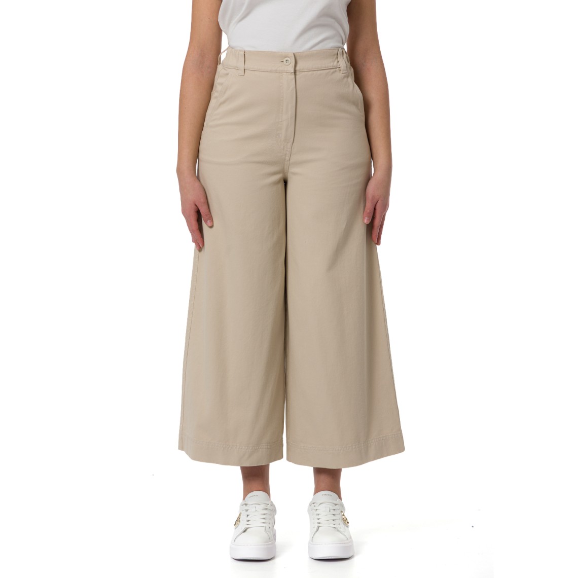 Pantaloni in drill di cotone Wkdariete Weekend Max Mara