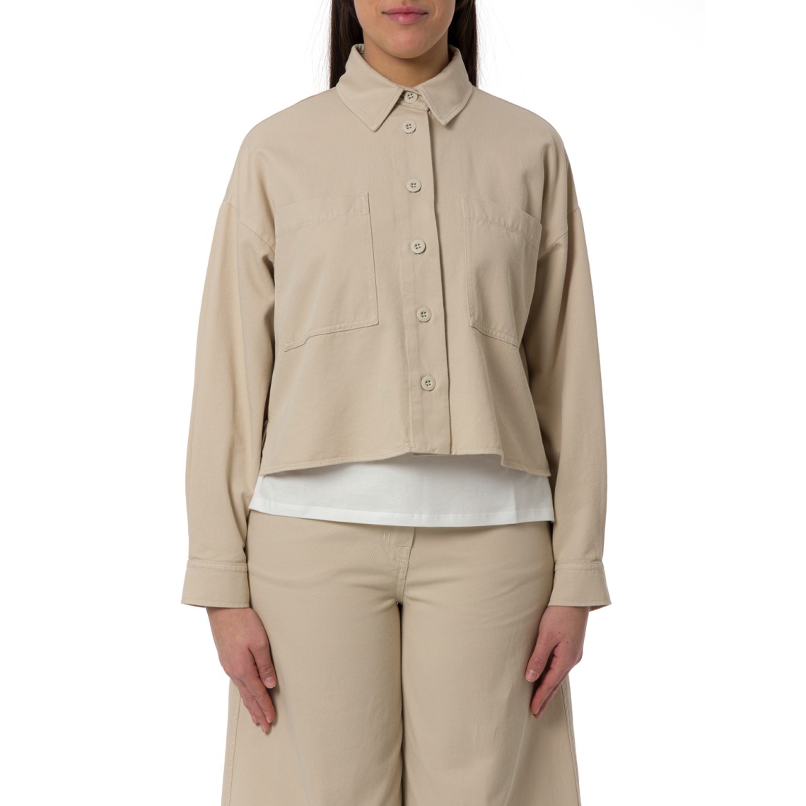 Camicia in drill di cotone Wkdradente Weekend Max Mara