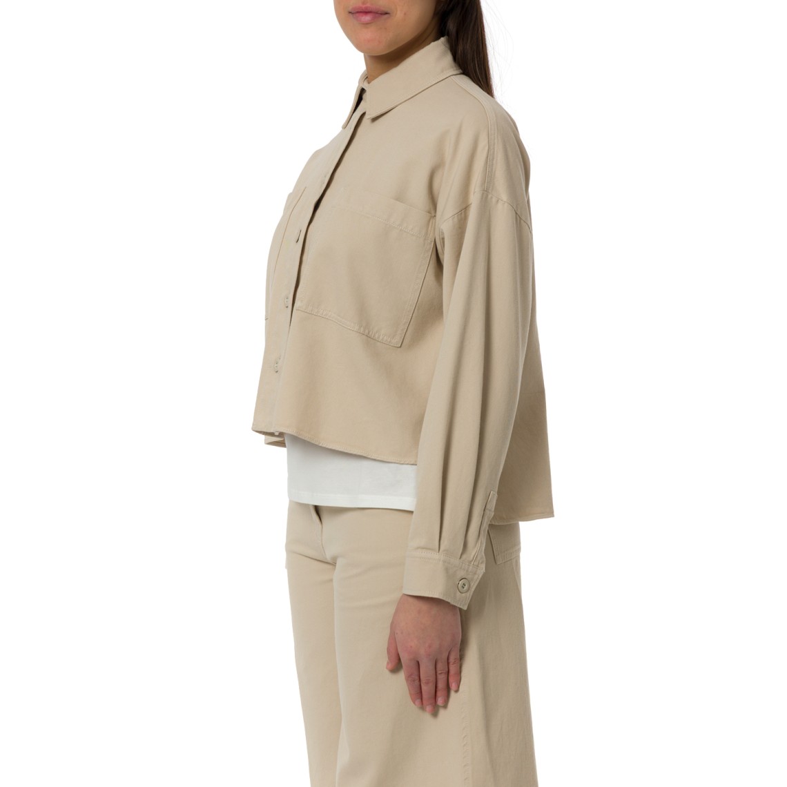 Camicia in drill di cotone Wkdradente Weekend Max Mara