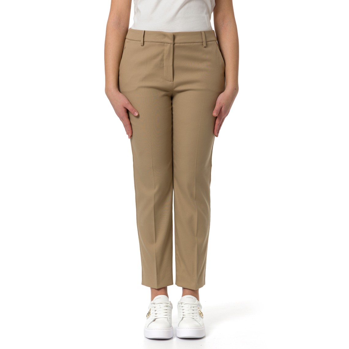 Pantaloni in cotone stretch Wkdvite Weekend Max Mara